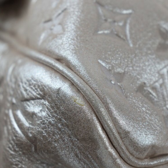 LOUIS VUITTON Cometo Handbag M95818 Monogram Shimmer Peche Pink Metallic Silv... - Picture 7 of 9